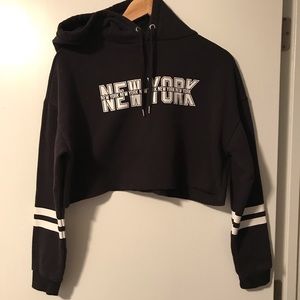 H&M Crop New York sweatshirt